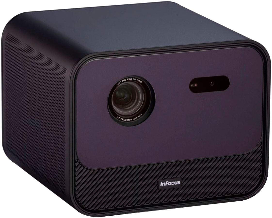 INFOCUS Beamer "LED-DLP-Beamer, 1200 Lumen, Full HD, 2x20W Sound, HDMI ARC, 130" max", schwarz, B:18,7cm H:15,7cm T:19,8cm, Beamer