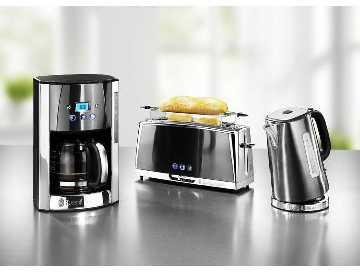 Russel Hobbs Frühstücksserie Luna, Grau, Kaffeemaschine