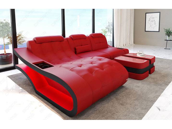 Ecksofa Elegante L-Form Leder
