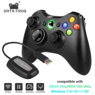 2,4G Wireless Gamepad Gaming Controller Für Xbox 360/360 Slim/PC Video Spielkonsolen 3D Rocker Joystick spiel Griff Zubehör