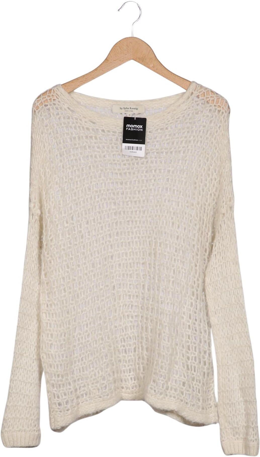 By Aylin Koenig Damen Pullover, Cremeweiß, Gr. XS, Mohair / Synthetik / Alpaka - Second Hand