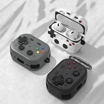 Kopfhörer Schutzhülle Für Airpods 4 2024 Retro Gaming Controller Kopfhörer Lade Box Abdeckung Für Airpods Pro 2 Für Männer frauen