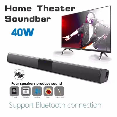 Soundbar Für TV Subwoofer Bluetooth Lautsprecher Sound Bar Box Musik Drahtlose Radio FM Caixa De Som Big Bocina Bass Bluetooth Coluna