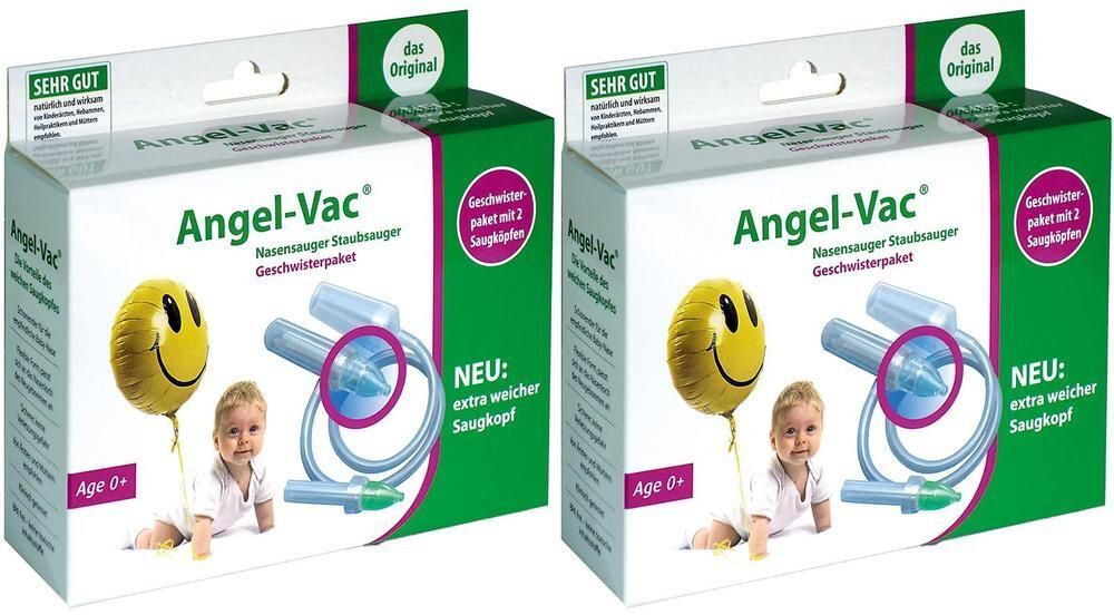 Angel-Vac Nasensauger Geschwister Paket 2x 2x1 St