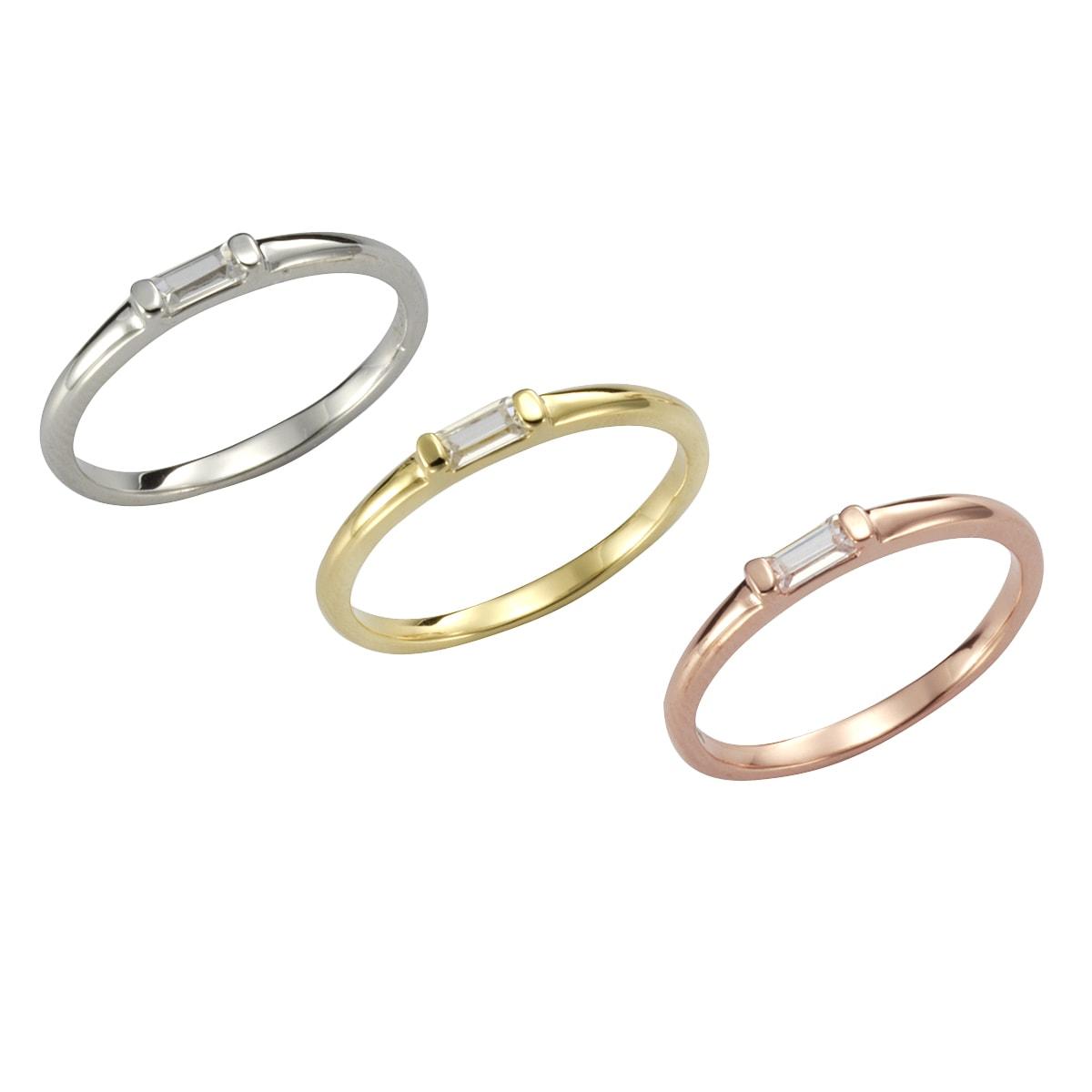 Fingerring VIVANCE "925 Silber dreifarbig Zirkonia weiß" Gr. 62, bunt (mehrfarbig), Fingerringe, Damen, 062 (19,7), Silber 925 (Sterlingsilber), Fingerring