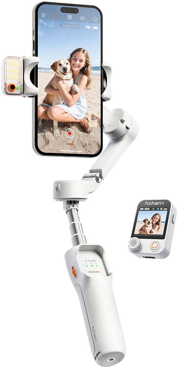 HOHEM Gimbal "iSteady V3 Ultra", polarweiß, B:12,7cm H:31,2cm T:6,5cm, Gimbals