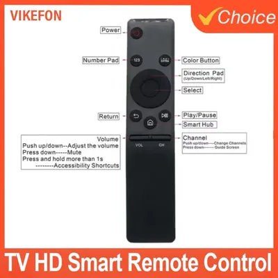 Universal 4K TV HD Smart Fernbedienung BN59-01260A BN59-01259B/E/D Smart TV Fernbedienung Ersatz für Samsung 7 8 9 Serie