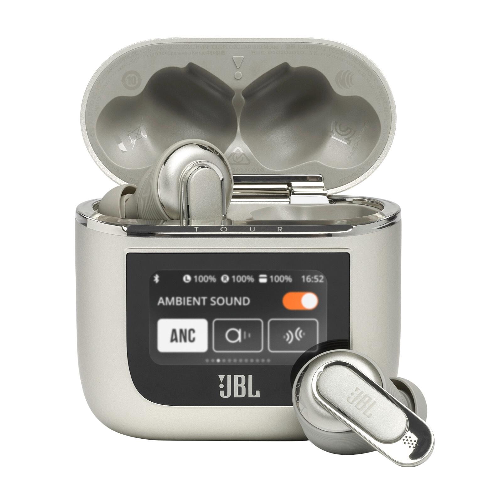 JBL wireless In-Ear-Kopfhörer "TOUR PRO 2", beige (champagne), B:15cm H:10cm T:20cm, Kopfhörer