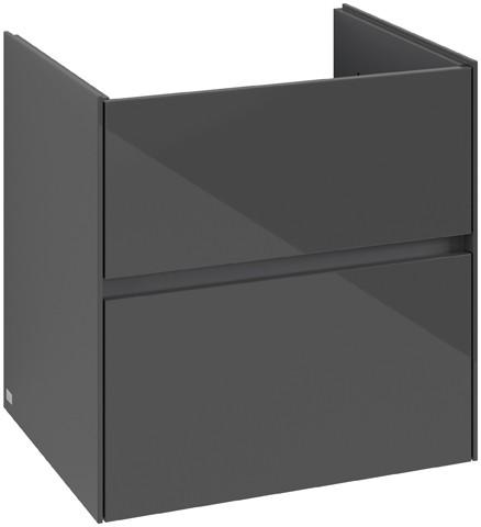 Villeroy & Boch Waschtischunterschrank Collaro C14300 472x609,5x611mm Glossy Grey C14300FP