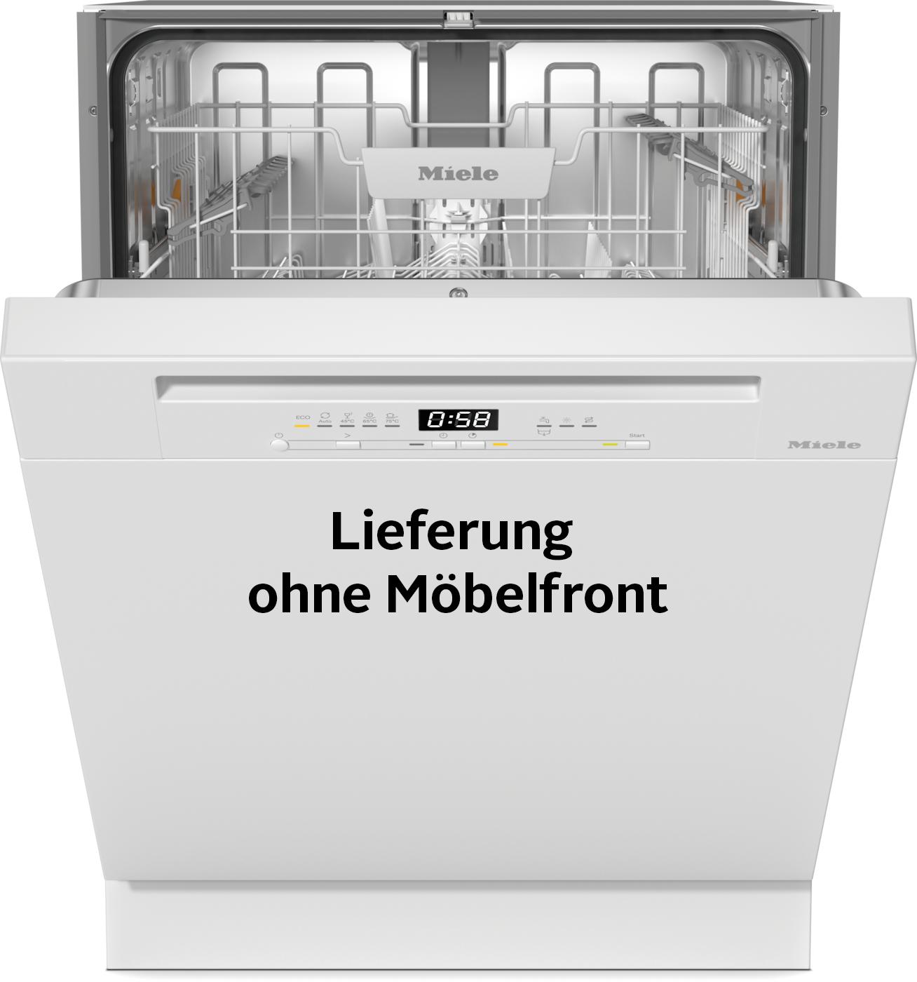 MIELE teilintegrierbarer Geschirrspüler "G 5811 i Active Plus", Energieeffizienz: A (A-G), silber (weiß), B:59,8cm H:80,5cm T:57cm, Geschirrspüler