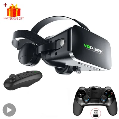 Virtual Reality VR-Brille, 3D-Headset, Bluetooth-Geräte, Smartphone, Helm, Schutzbrille, Linsen, Smartphone, Viar, Kopfhörer, Handy, Handy