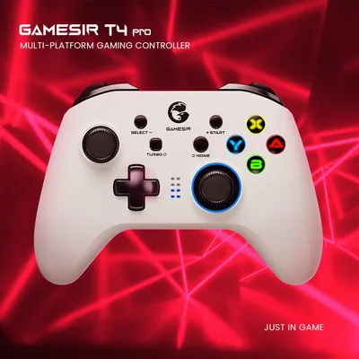 GameSir T4 Pro Weiße Version Bluetooth Gaming Controller 2,4G Wireless Gamepad für Nintendo Switch PC Handy Cloud Spiele